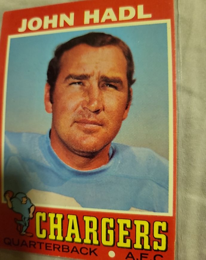 1971 Topps #255 John Hadl — front