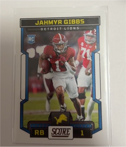 2023 Panini Score #316 Jahmyr Gibbs — front
