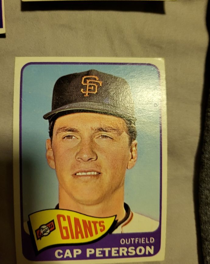 1965 Topps #512 Cap Peterson — front