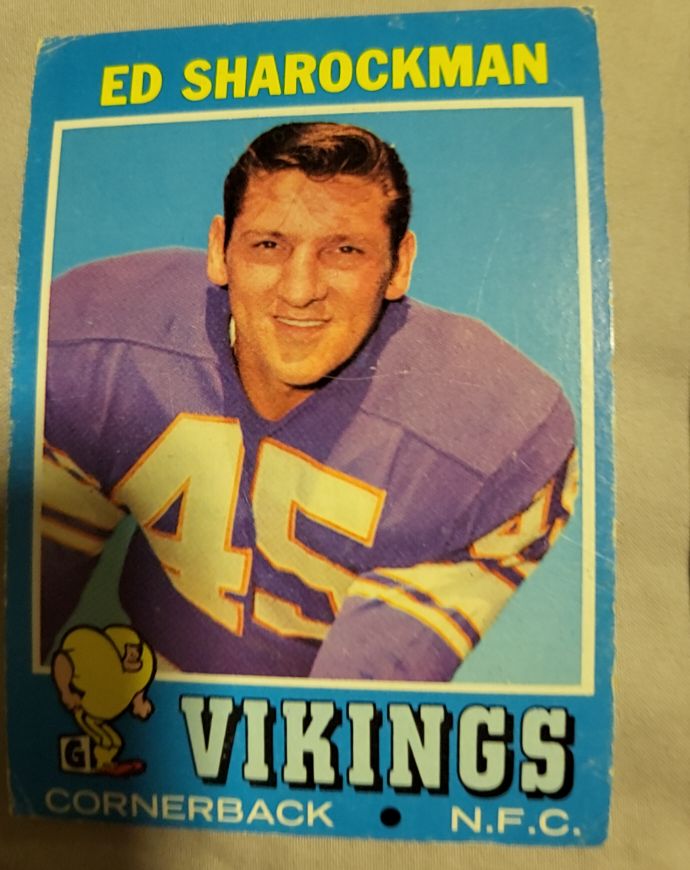 1971 Topps Football #253 Ed Sharockman — front