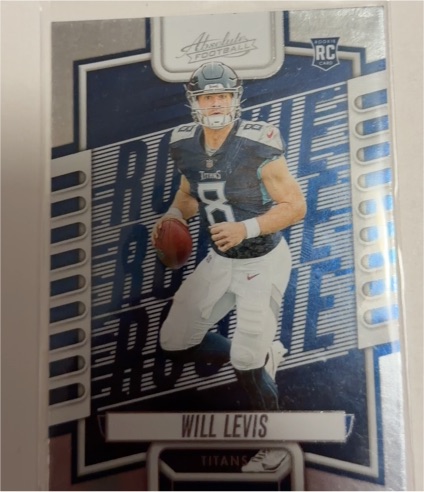 2023 Panini Absolute Football #114 Will Levis Rookie Tennessee Titans — front