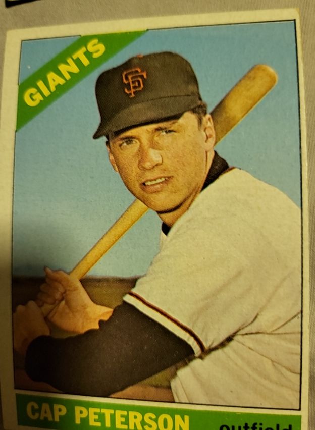 1966 Topps #349 Cap Peterson — front