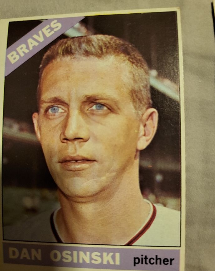 1966 Topps #168 Dan Osinski — front