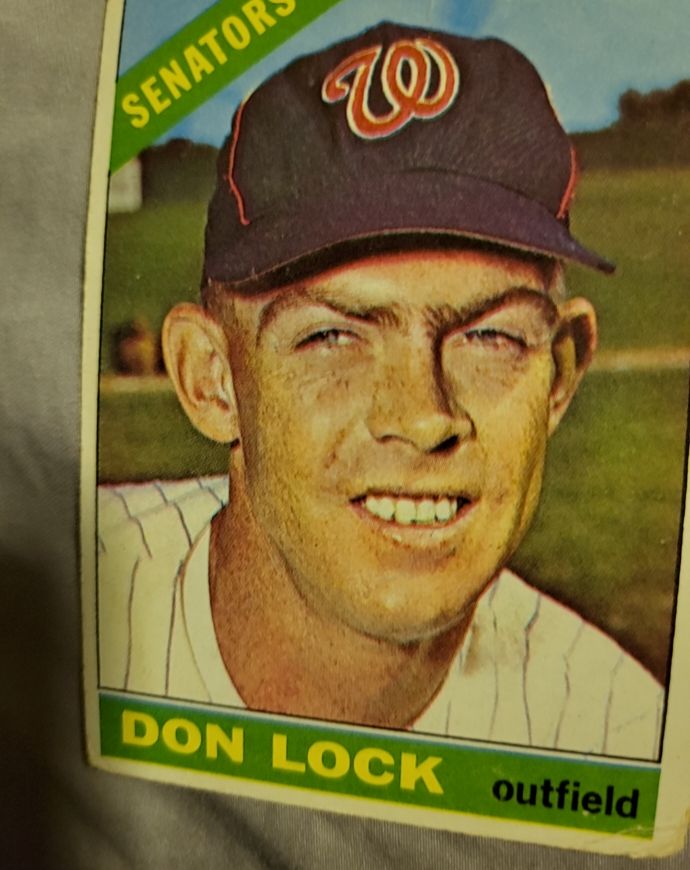 1966 Topps #165 Don Lock — front
