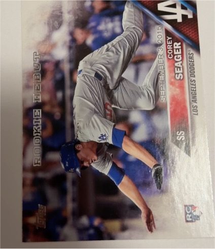 2016 Topps Update #US279 Corey Seager — front