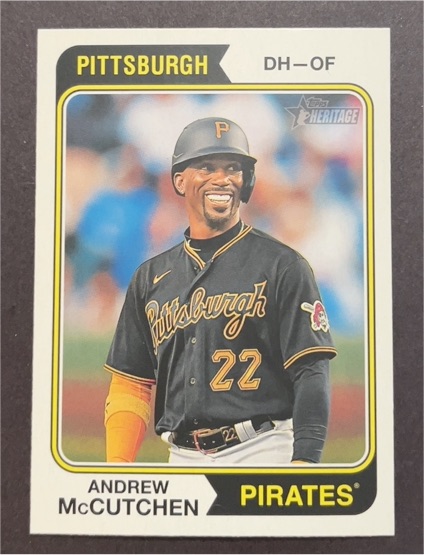 2023 Topps Heritage #538 Andrew McCutchen — front