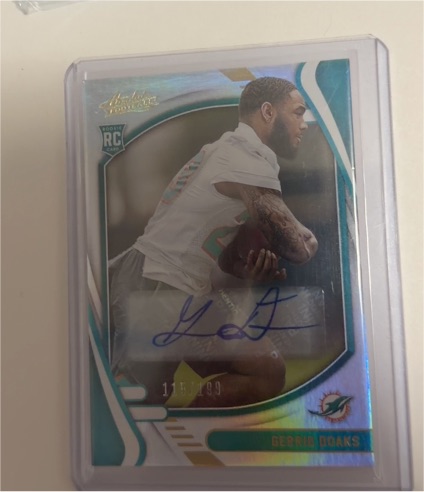 2021 Panini Absolute #189 Gerrid Doaks RC — front