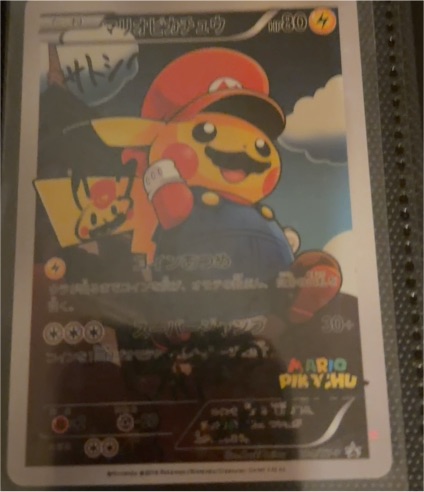 2016 Pokémon XY #294 Mario Pikachu — front
