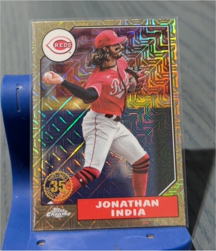 2022 Topps Chrome Update 1987 #T87C-32 Jonathan India — front