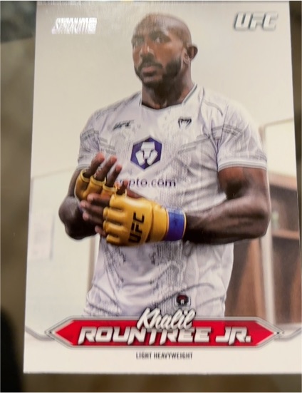 2025 Topps Stadium Club UFC #74 Khalil Rountree Jr. — front