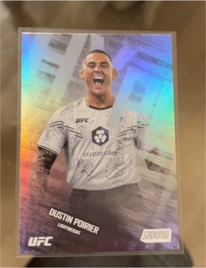 2025 Topps Stadium Club UFC Hype Machines #HM-2 Dustin Poirier — front