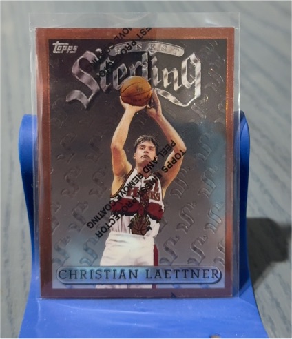 1996-97 Topps Finest Sterling #136 Christian Laettner — front