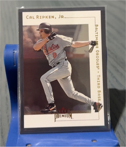 2001 Fleer Premium #1 Cal Ripken Jr — front