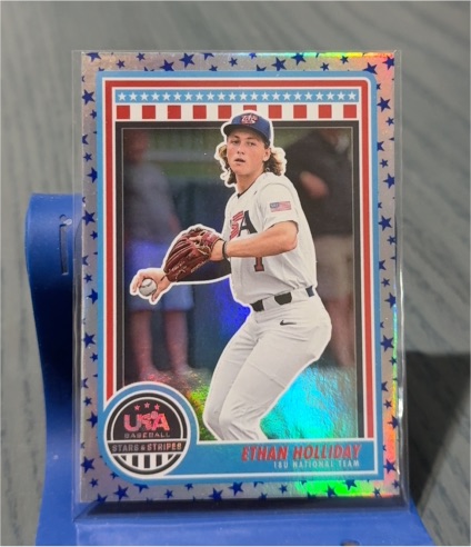 2025 Panini Stars and Stripes #14 Ethan Holliday — front