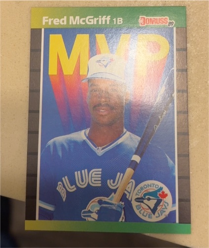 1989 Donruss #BC-19 Fred McGriff — front
