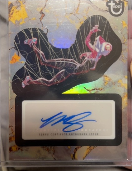 2025 Topps Marvel Comic Book Heroes Golden Anniversary Mark Brooks Auto Spider-Gwen — front