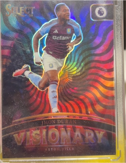 2024-25 Panini Select Premier League #12 Jhon Duran Visionary — front