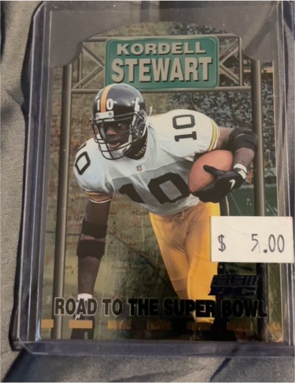 1996 Upper Deck Road to the Super Bowl #Kordell Stewart — front