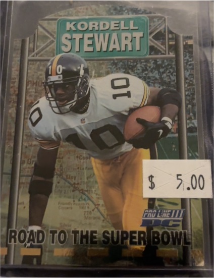 1995 Pro Line Road to the Super Bowl Kordell Stewart — front
