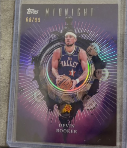 2025-26 Topps Midnight #68 Devin Booker — front