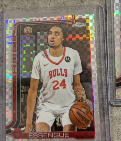 2025-26 Topps Chrome #262 Noa Essengue — front