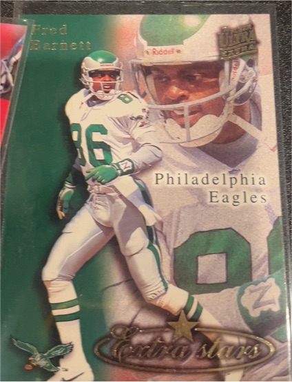 1995 Fleer Ultra Extra Stars #514 Fred Barnett Philadelphia Eagles — front
