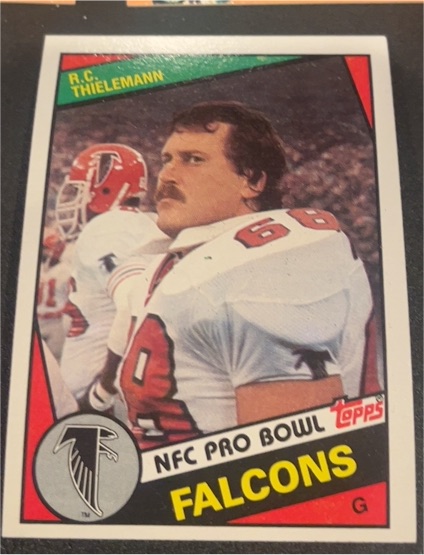 1984 Topps #219 R.C. Thielemann Atlanta Falcons — front