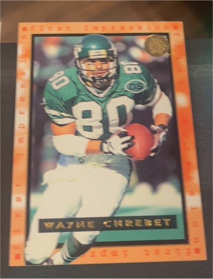1996 Fleer Ultra #183 Wayne Chrebet — front