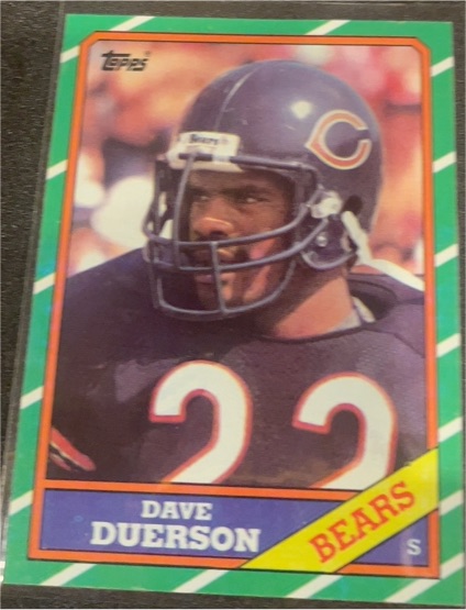 1986 Topps #27 Dave Duerson — front