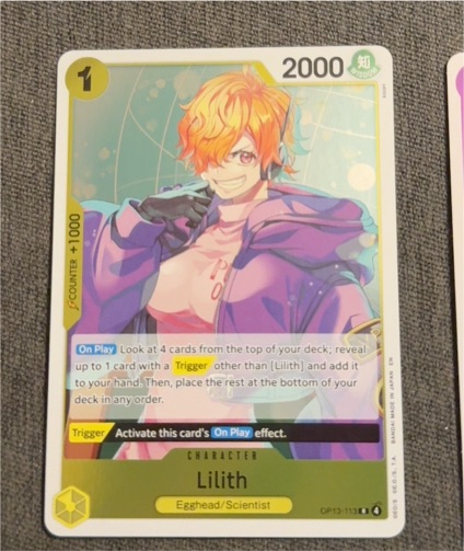 One Piece TCG OP13-113 Lilith Carrying On His Will — front