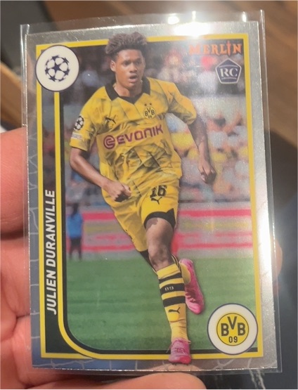 2023-24 Topps Merlin UEFA Club Competitions #26 Julien Duranville — front