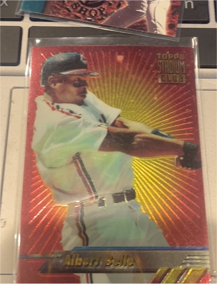 1994 Topps Stadium Club Finest #2 Albert Belle — front