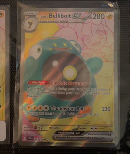 2025 Pokemon Journey Together #172 Iono's Bellibolt ex — front