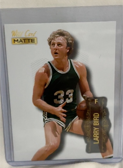 2022-23 Wild Card Matte #MB-51 Larry Bird — front