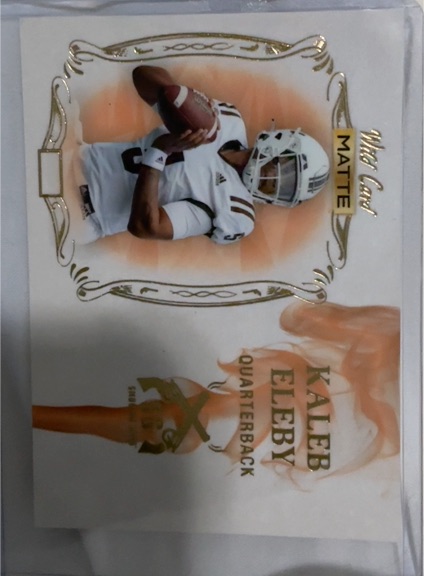 2022 Wild Card Matte #SG-5 Kaleb Eleby — front