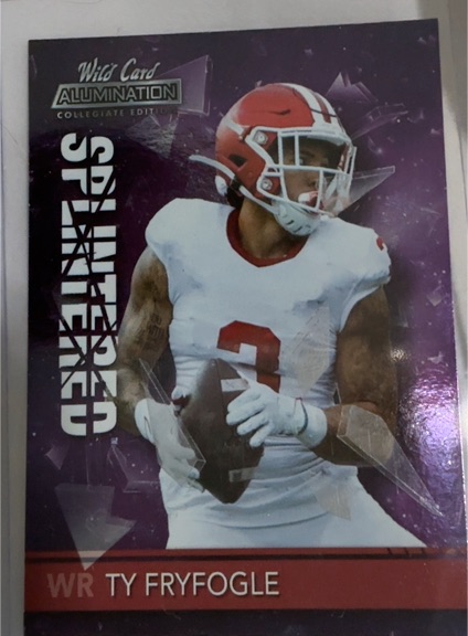 2021 Wild Card Alumination NIL #ANSP-22 Ty Fryfogle Splintered — front