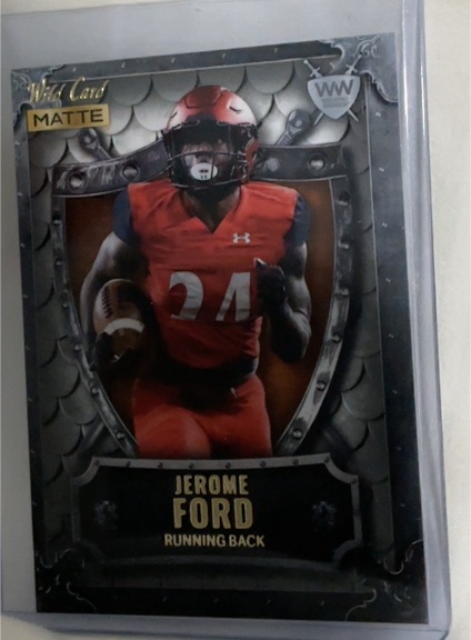 2022 Wild Card Matte #WW-25 Jerome Ford Weekend Warrior — front