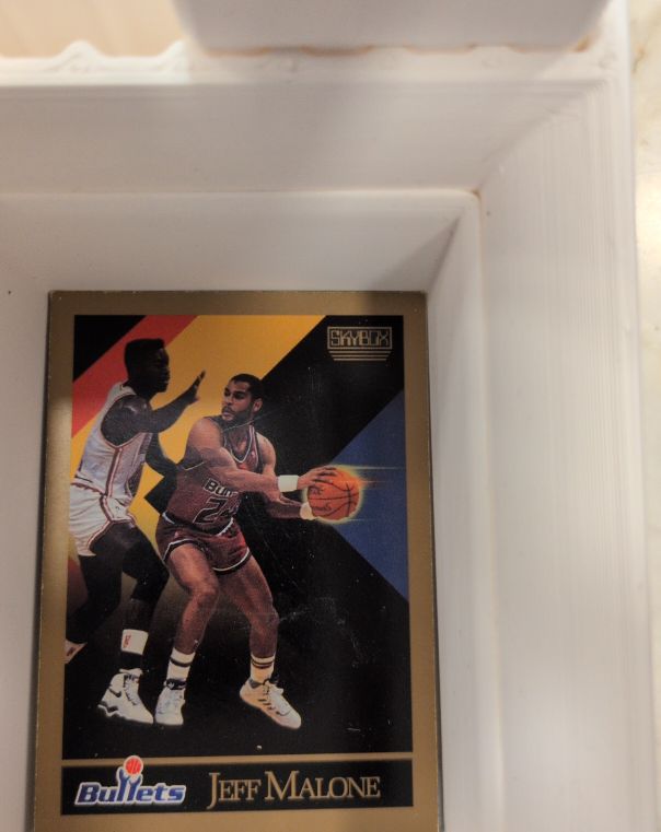 1990 Skybox Jeff Malone Washington Bullets — front