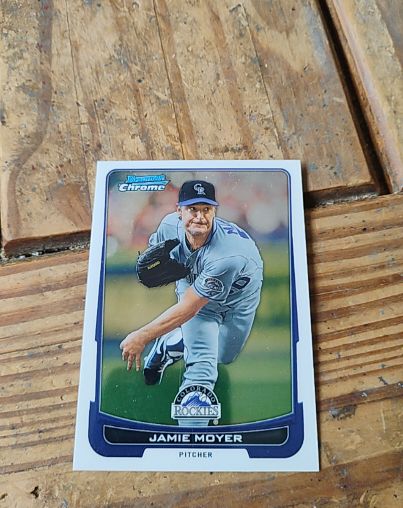 2012 Bowman Chrome #201 Jamie Moyer — front