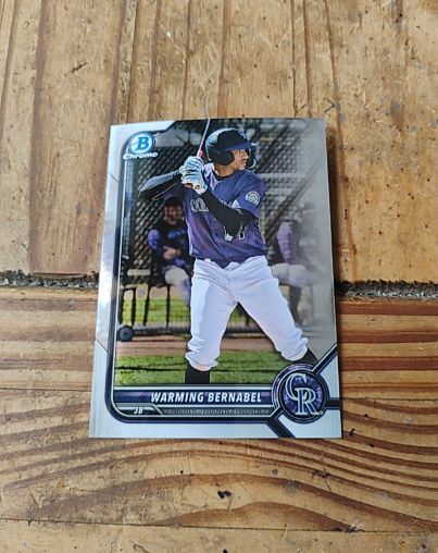 2022 Bowman Chrome #BDC-179 Warming Bernabel — front