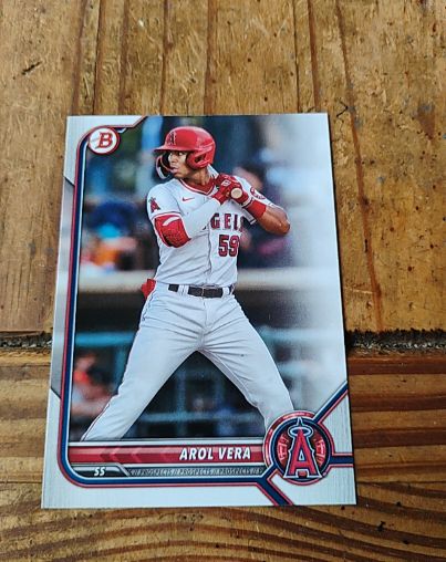 2022 Bowman Draft #BD-46 Arol Vera — front