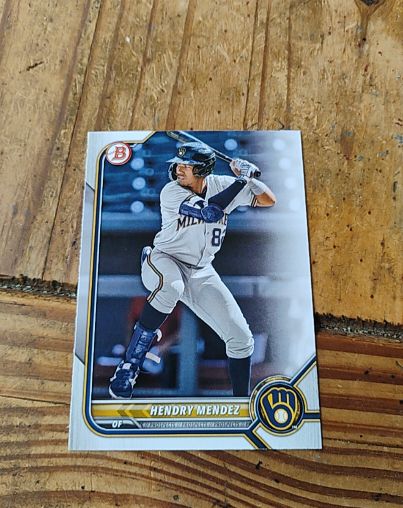 2022 Bowman Draft #BD-116 Hendry Mendez — front