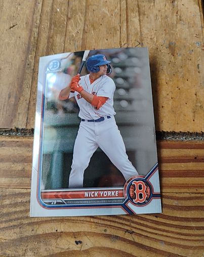 2022 Bowman Draft #BD-94 Nick Yorke — front