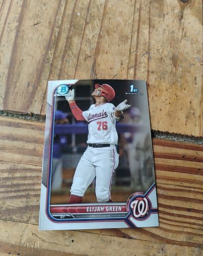 2022 Bowman Draft Chrome #BDC-23 Elijah Green — front