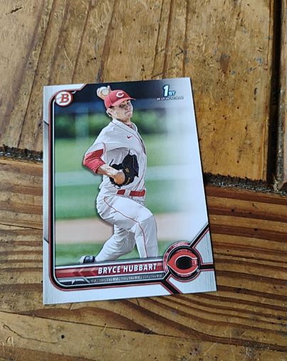 2022 Bowman Draft #BD-17 Bryce Hubbart — front