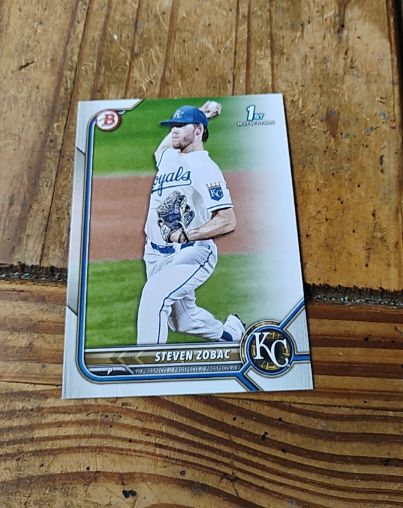 2022 Bowman Draft #BD-101 Steven Zobac — front