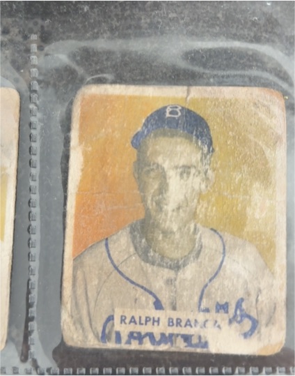 1949 Bowman #141 Tony Lupien — front