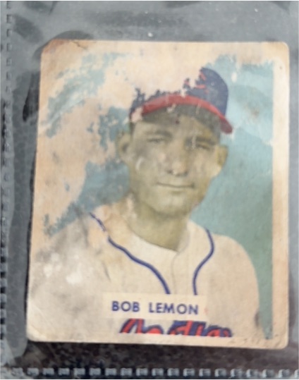 1949 Bowman #238 Bob Lemon — front