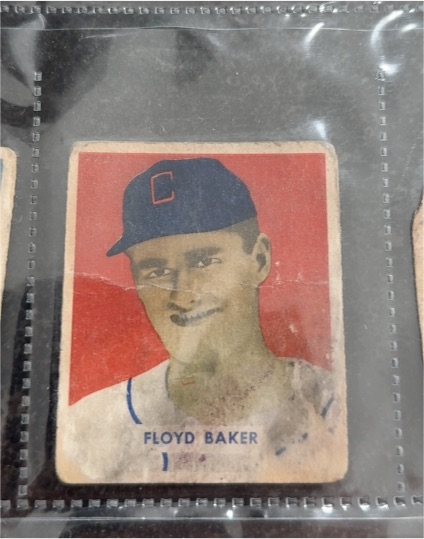 1949 Bowman #119 Floyd Baker — front