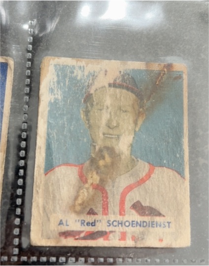 1949 Bowman #111 Al 'Red' Schoendienst — front
